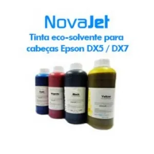 Tinta eco solvente para cabeças Epson DX5 DX7